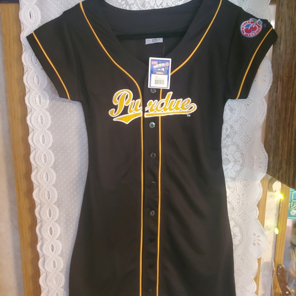 Women's Baseball Jersey Dress. Size Medium.